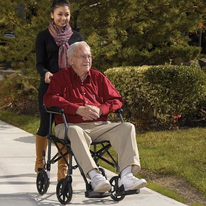 18" TraveLite Transport Chair 