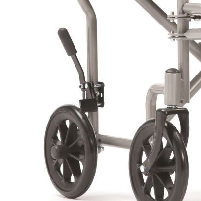  19" Steel Transit Travel Chair (Silver)
