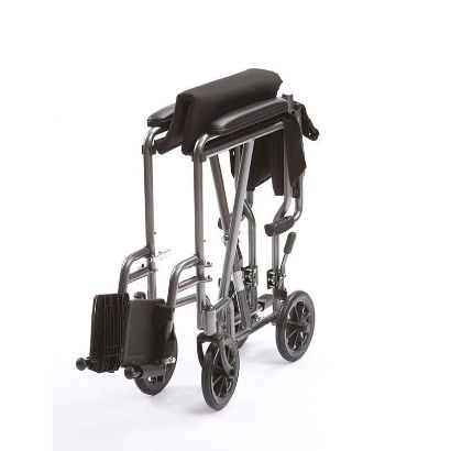 19" Steel Transit Travel Chair (Black)