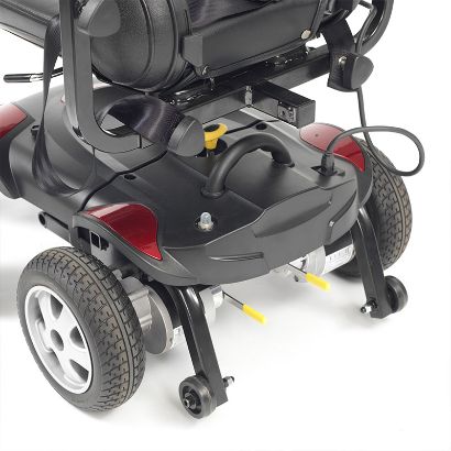 Titan Powerchair - Black/Red 