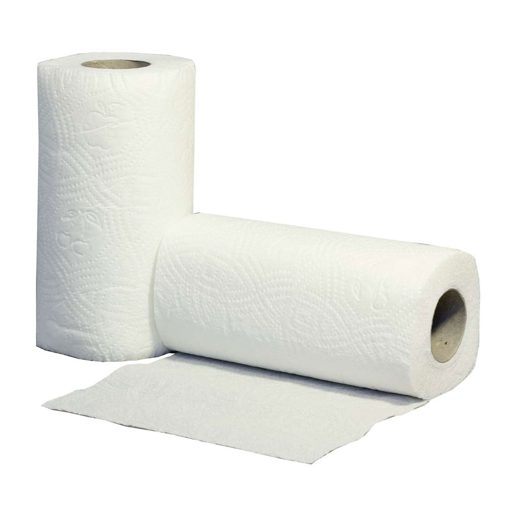 Bliss Kitchen Rolls - 2ply WHITE - 50 Sheet (6 x 4 Rolls). Healthcare