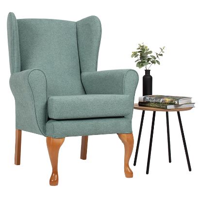 Drive Queen Anne Fireside Chair - Mink