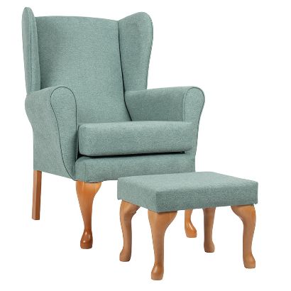 Drive Queen Anne Fireside Chair - Mink
