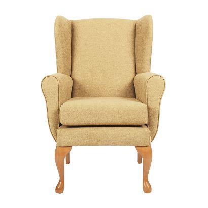 Drive Queen Anne Fireside Chair - Ochre