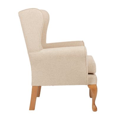Drive Queen Anne Fireside Chair - Oyster