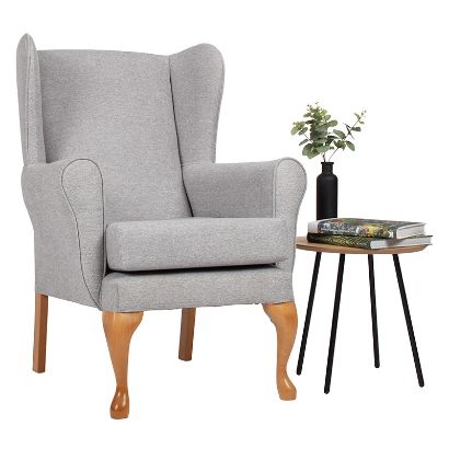 Drive Queen Anne Fireside Chair - Stone