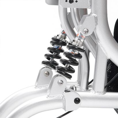Aluminium Suspension Rollator (Silver)