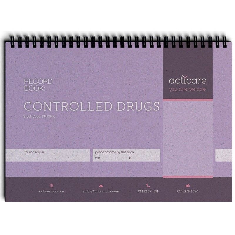 ***USE MCDBK***Controlled Drug - Record Book