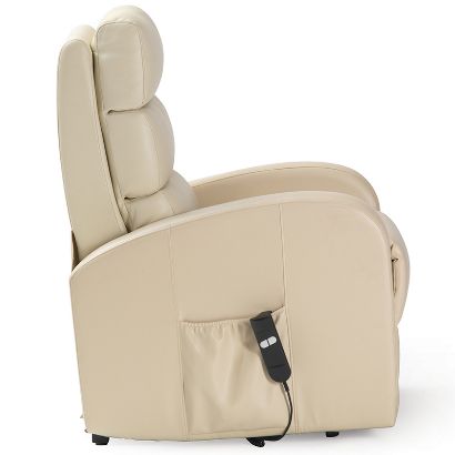 Picture of Single Motor PU Riser Recliner in Cream