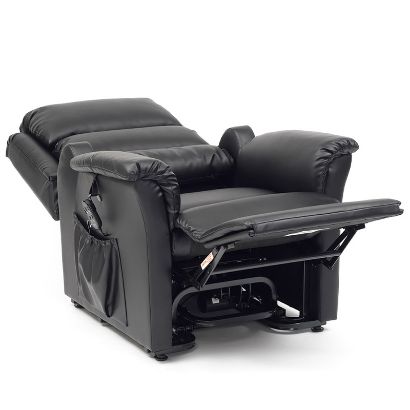 Picture of Nevada Riser Recliner (Dual Motor) - Black AM-PVC