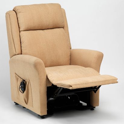 Picture of Memphis Dual Motor Riser Recliner - Biscuit