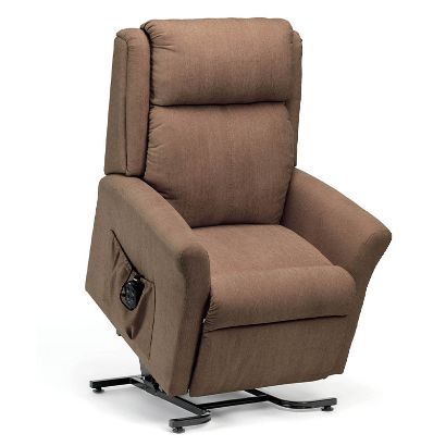 Picture of Memphis Dual Motor Riser Recliner - Mushroom