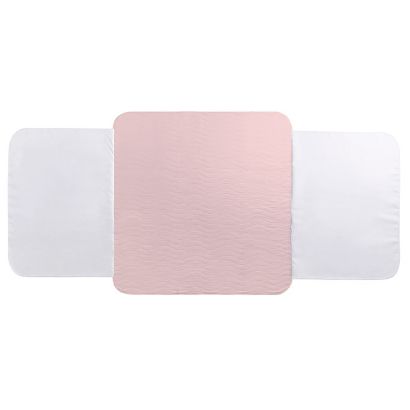 Picture of Pink Sonoma Bed Pad With Tuck-in Flaps - Single (85 x 90 cm)