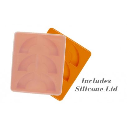 Puree Food Mould with Lid - Pumpkin (Each) 