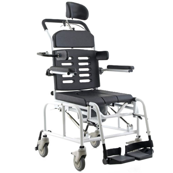 Alerta Aqua Tilt-In-Space Hi-Lo Shower Commode Chair. Healthcare