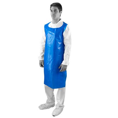 Picture of Heavy Duty Aprons on a Roll  - Blue (200/Roll) (20000026) [A1B/R]