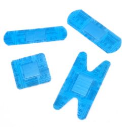 Picture of Blue Plaster Sterile Assorted (100) ** [86931]