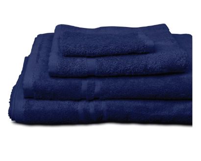 Picture of Hunsbury Woven Hand Towel - Navy - 50 x 90cm (6/Pack)