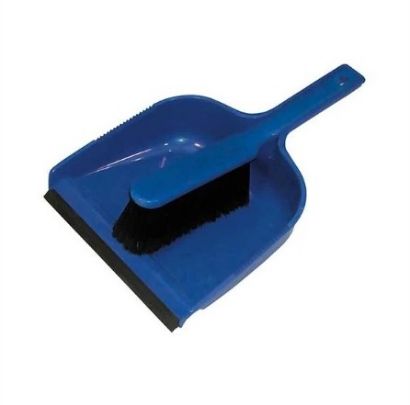 Picture of Dustpan & Brush Set Soft - BLUE