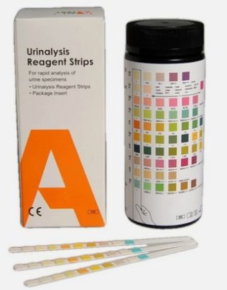 Picture of ALLTEST 10 Parameter URS10 Urinalysis Urine Test Strips  x 100