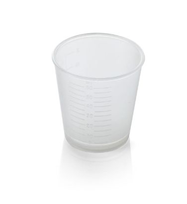 Picture of 60ml RE-USABLE Medicine Measures (50 cups)