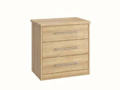 Picture of Karsson Bedroom Bundle - Double Wardrobe, Chest & Bedside Cabinet