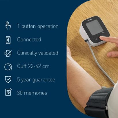 Picture of OMRON M2+ Connect Upper Arm Blood Pressure Monitor