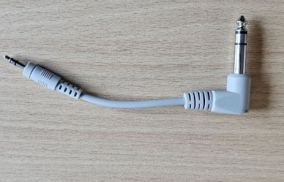 Picture of Alerta Wall Point Cable, 14cm Stereo, Double Ring Plug