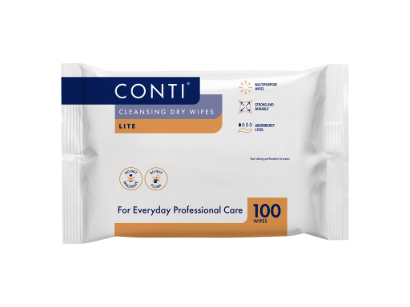 Picture of Conti Lite Dry wipes Large (28 x30) -  32 x 100 wipes