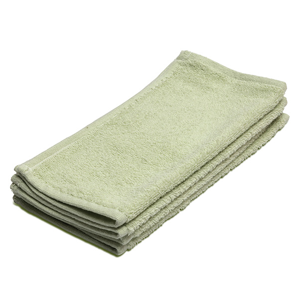 Evolution Face Flannels Green (Pack of 12)