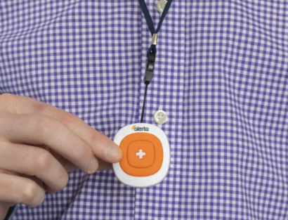 WIRELESS Alerta Nurse Call Button (with Holder & Strap)