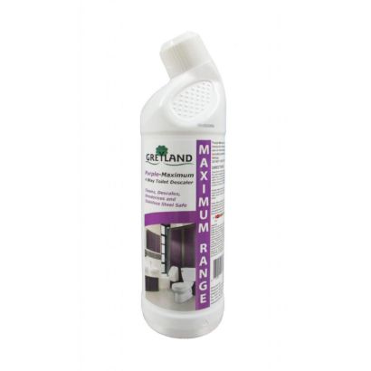 GREYLAND Purple Maximum 4 Way Toilet Cleaner & Descaler (10 x 1 Litre)