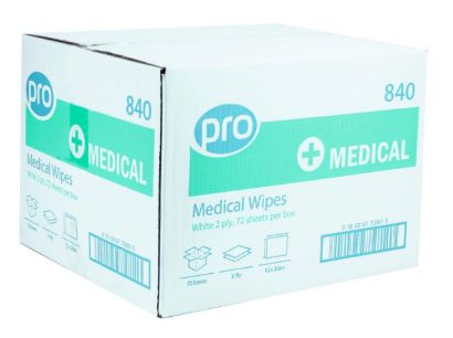 PRO Medical Wipe Tissues - Case of 72